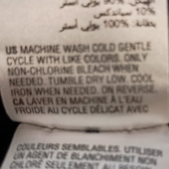 INC International Concepts Black Velvet V-Neck Long Sleeve Top Womens Size M NWT - Picture 9 of 16